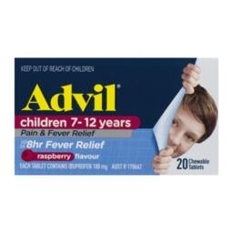 Advil Children's Chewable 7 - 12 years 20 Tablets - Advil - 1 - Baby & Kids - ThePharmacy